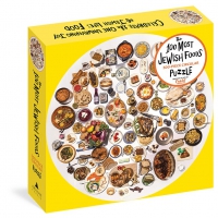 Jacket Image For: The 100 Most Jewish Foods: 500-Piece Circular Puzzle